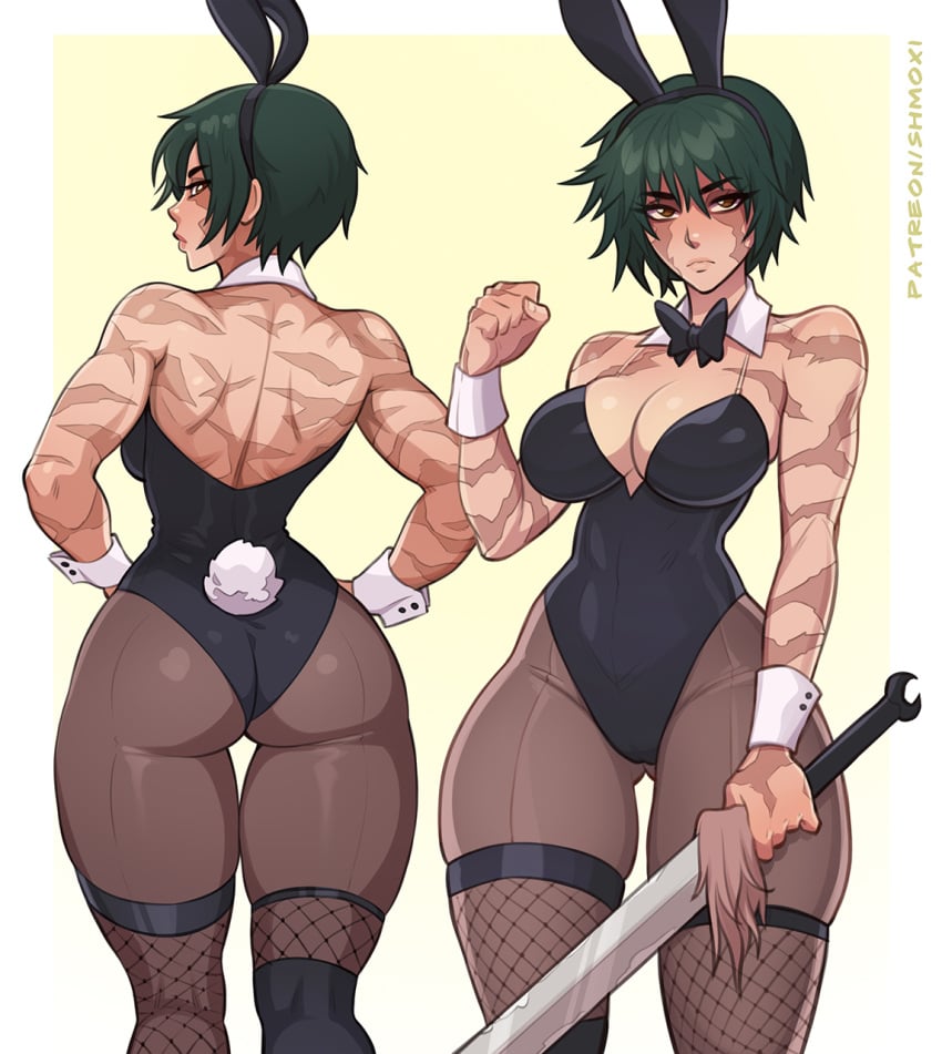 1girls big_ass big_breasts breasts bust busty chest curvaceous curvy curvy_figure digital_media_(artwork) female green_hair hips hourglass_figure huge_ass huge_breasts jujutsu_kaisen large_ass large_breasts legs light-skinned_female light_skin mature mature_female shmoxi slim_waist thick thick_hips thick_legs thick_thighs thighs voluptuous waist wide_hips zenin_maki