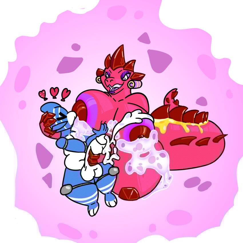 aircraft anthro areola balls big_breasts blastapopoulos_(sudsypup) bloons_tower_defense bodily_fluids breastfeeding breasts claws cradle_position cradling cum cum_on_breasts duo ejaculation eyeshadow female genital_fluids genitals handjob heart_symbol hi_res holding_breast holding_partner huge_breasts iloveslutyshortstax larger_female lava lipstick living_aircraft living_machine living_vehicle machine makeup male male/female massive_ornary_air_blimp milk ninja_kiwi penile penis purple_lipstick red_body scales sex size_difference tail unusual_bodily_fluids vehicle