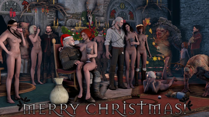 3d 4boys 6+boys 6+girls 7girls areolae black_hair blonde_hair breasts cd_projekt_red christmas ciri demon_girl eskel geralt_of_rivia ghoul_(the_witcher) godling keira_metz lambert monster multiple_boys multiple_girls nipples nude philippa_eilhart red_hair shani shittyhorsey succubus succubus_(the_witcher) swingers sylvan the_witcher the_witcher_(series) the_witcher_2 the_witcher_3:_wild_hunt triss_merigold troll vagina vesemir white_hair yennefer