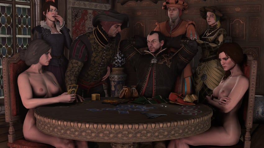 3boys 3d 4girls angry areolae breasts carthia_van_canten cd_projekt_red lambert maria_louisa_la_valette nipples shittyhorsey the_witcher the_witcher_(series) the_witcher_2 the_witcher_3:_wild_hunt