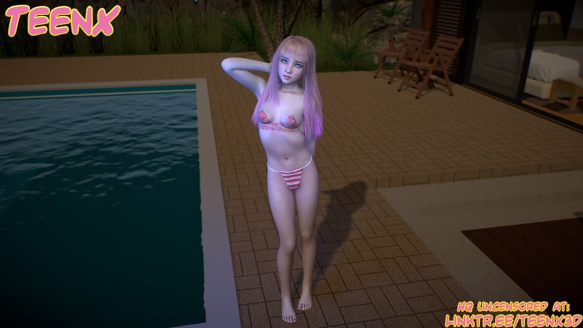 3d bikini bikini_bottom bikini_top cute cute_face daughter exposed_breasts father_and_daughter incest looking_at_viewer lorrey(teenx) nipple_slip nudegirl oppai petite petite_body photorealistic pool posing pov puffy_nipples realistic shy small_breasts teenager teenx tricked tricked_into_exposure tricked_into_sex uncensored young younger_female