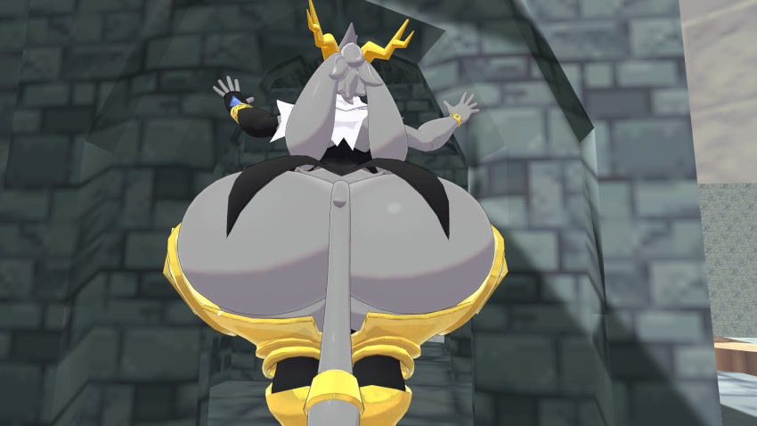 big_ass bubble_butt female furry huge_ass hyper_ass nonarycubed pseudoregalia sybil_(pseudoregalia) thick_thighs vrchat wide_hips zer0264