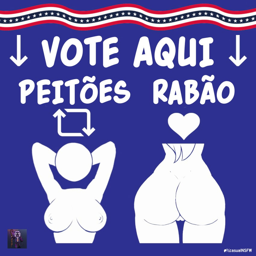 2024 2girls american_flag background big_breasts casualnsfw colored dialogue edit election faceless_female flag hips large_ass large_breasts minimalist minimalist_background monochrome nipples penis photoshop pictogram pictographics political portuguese portuguese_dialogue portuguese_text public_domain pussy_visible_through_thighs straight vote voting warning_sign warning_sign_person watermark