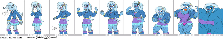 cute depraveddefense friendship_is_magic muscular muscular_female my_little_pony nude transformation trixie_(mlp)