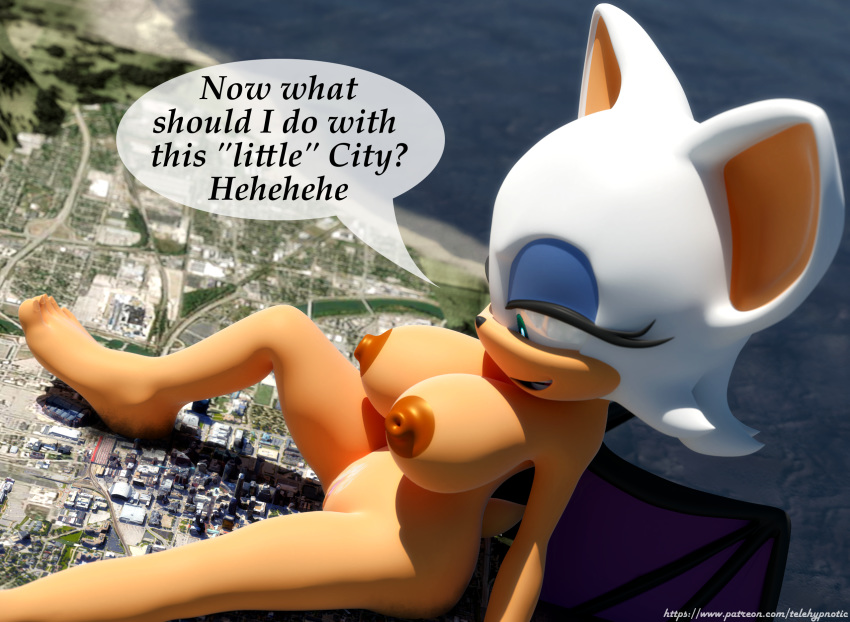 3d 3d_model anthro big_breasts breasts female hi_res macro mobian mobian_(species) mobian_bat nipples nude pussy rouge_the_bat sega sonic_(series) sonic_adventure_2 sonic_the_hedgehog_(series) telehypnotic