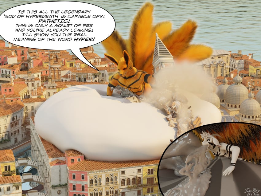 3d_(artwork) 4:3 9_tails absurd_res anal anthro asriel_dreemurr bodily_fluids bovid canid canine caprine city cum cum_in_ass cum_inside cum_overflow digital_media_(artwork) duo english_text extreme_size_difference fox from_behind_position fur genital_fluids goat hi_res hyper inflation inflation ionwing kurama macro male male/male mammal micro multi_tail naruto orgasm_face sex size_difference tail tailed_beast text undertale undertale_(series)