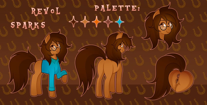 absurd_res alpha_channel blue_dress_shirt earth_pony equid equine eyewear fan_character female feral glasses hasbro hi_res horse mammal model_sheet my_little_pony pony revol_sparks simple_background solo transparent_background vatutina wearing_glasses