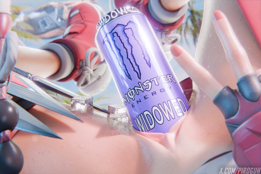 1girls 3d 3d_(artwork) blizzard_entertainment english english_text female female_focus female_only kiriko_(overwatch) overwatch piroguh