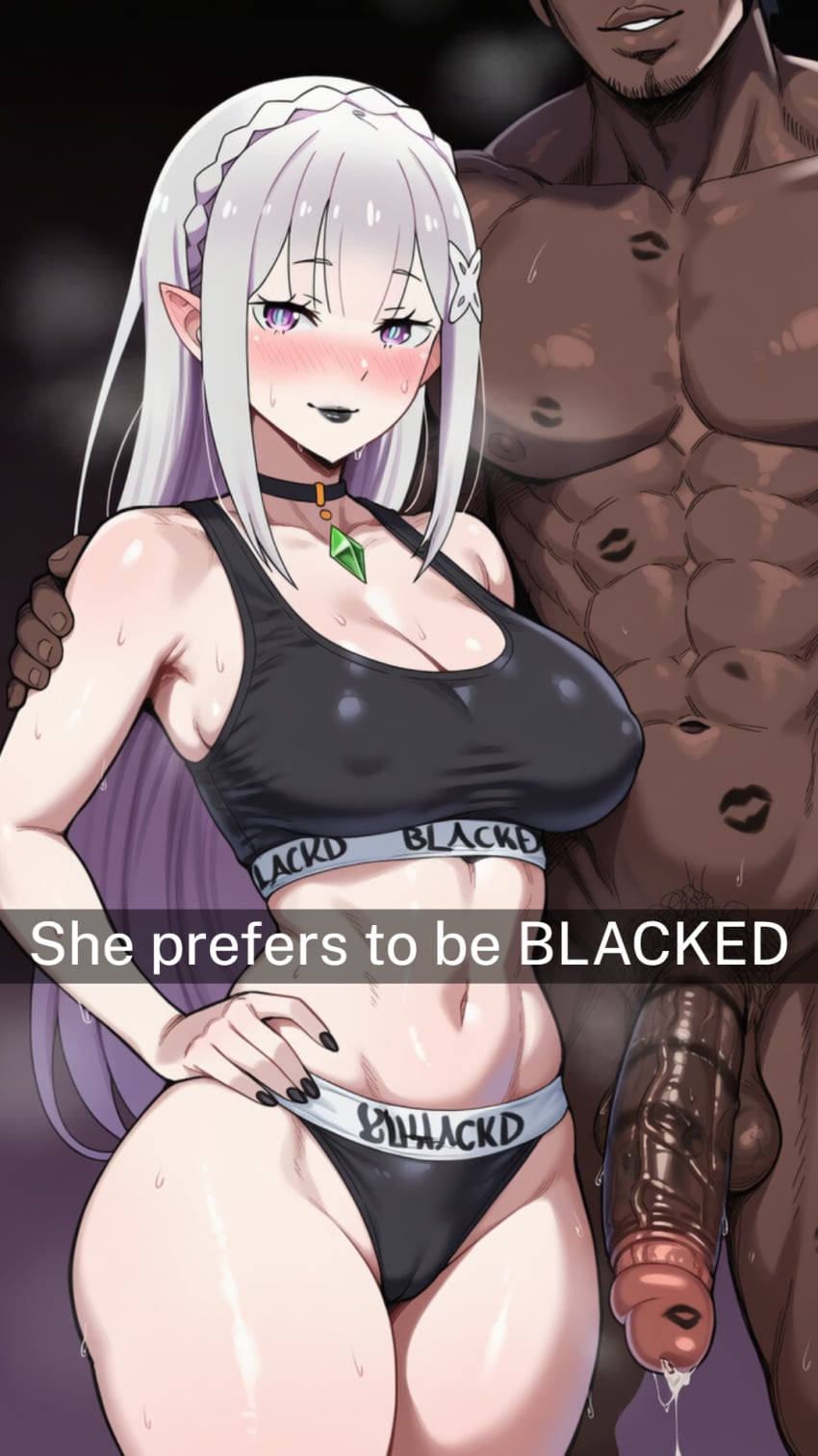 Emilia (Re:Zero) Rule 34 Image