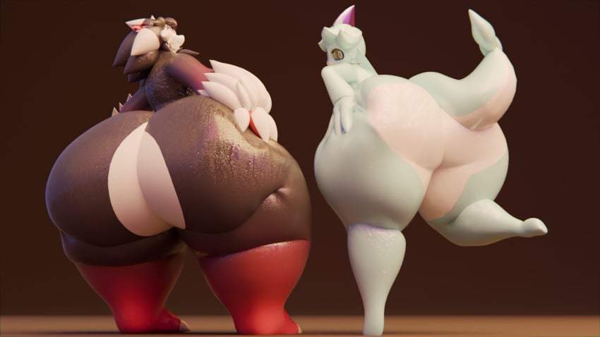 2boys ayax_(ayaxstudio) ayaxstudio big_ass bubble_butt furry huge_ass tagme thick_thighs wide_hips