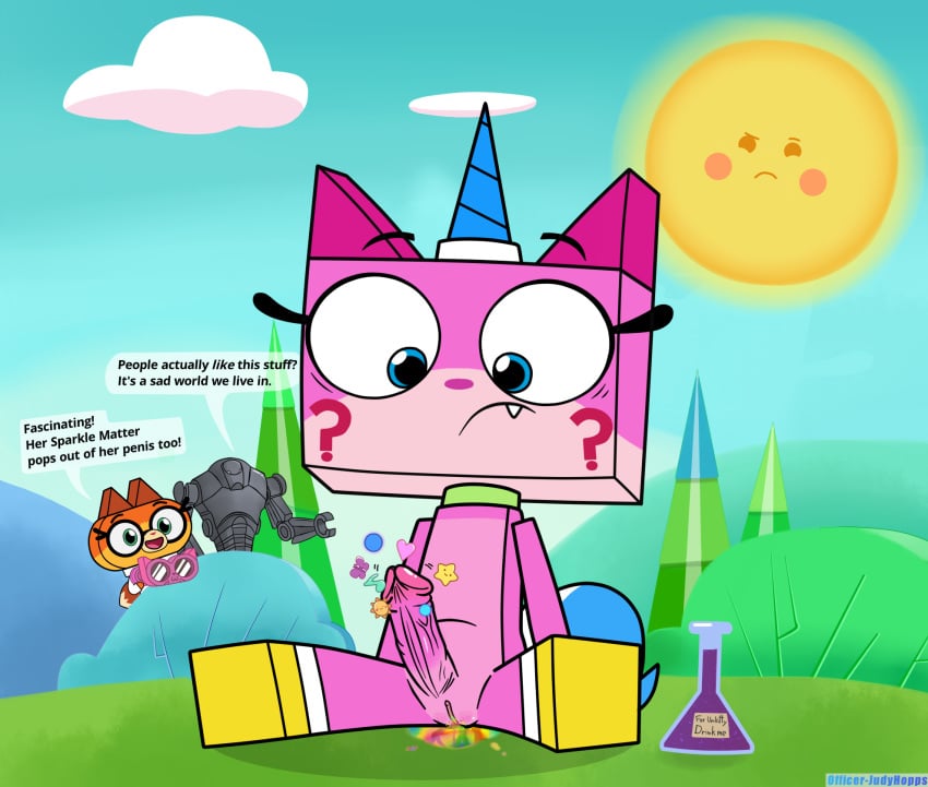 2019 anthro battle_droid bunnyinquisitor droid furry futanari intersex officer-judyhopps_(artist) penis pussy super_battle_droid unikitty unikitty_(series)