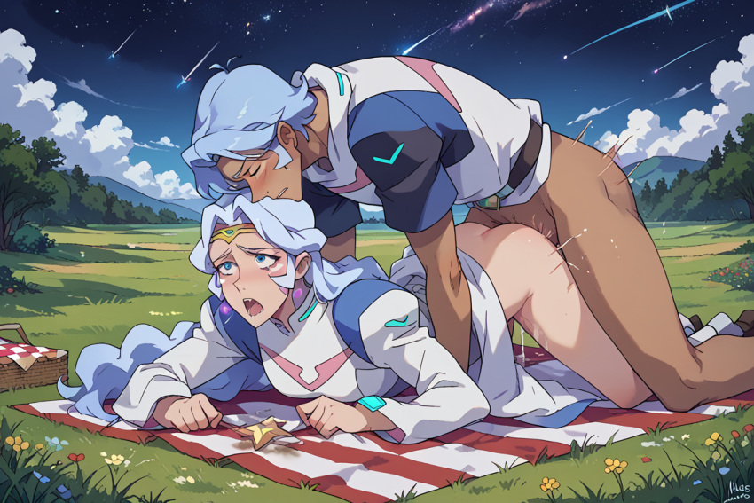 ai_generated allura outdoor_nudity outdoor_sex princess_allura voltron:_legendary_defender