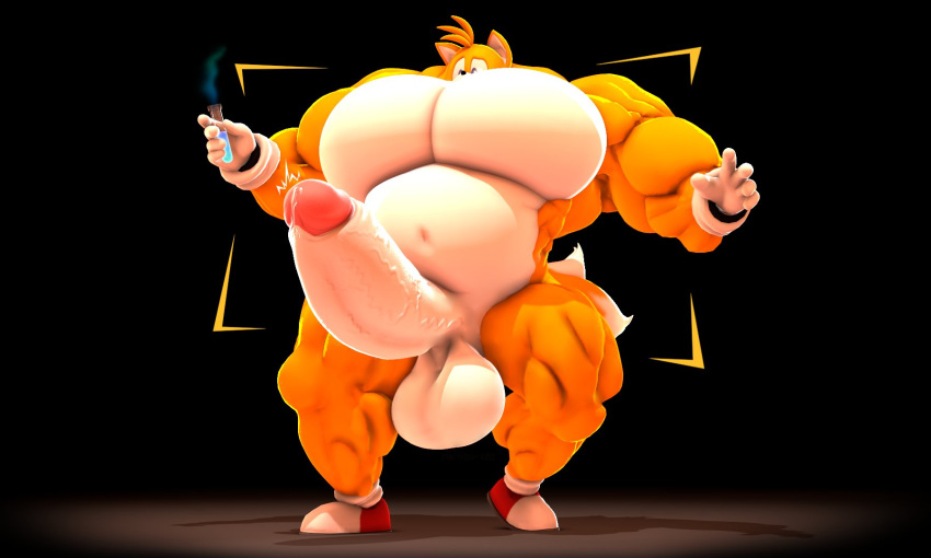 balls buff cum expansion flask growth huge_balls huge_cock huge_pecs hyper hyper_balls hyper_muscles hyper_penis male_only muscle muscle_expansion muscle_growth muscles not_person420 pecs penis person-420 potion precum sonic_(series) sonic_the_hedgehog_(series) tails