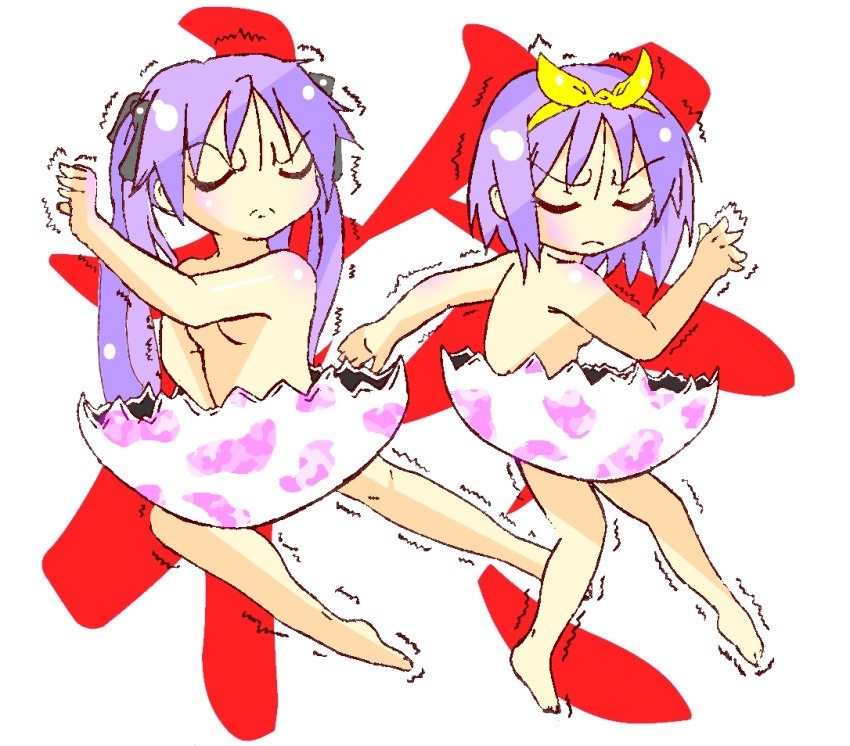 kagami_hiiragi lucky_star siblings sisters tagme tsukasa_hiiragi twins