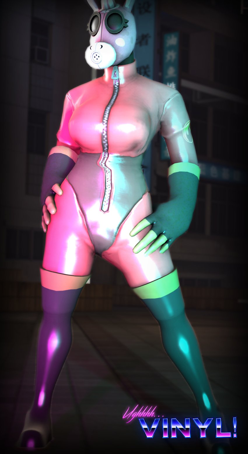 3d breasts fempyro gas_mask hands_on_hips highres pyro rule_63 source_filmmaker team_fortress_2 ughhh..._vinyl!