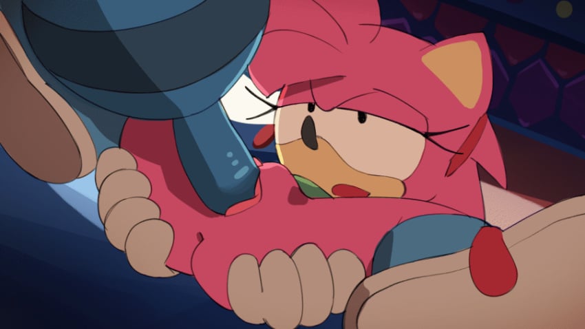 amy_rose animated anthro ass buzz_bomber classic_amy_rose color female furry loop on_back pussy robot sega sonic_(series) sonic_cd sonic_mania sonic_the_hedgehog_(series) vaginal_penetration