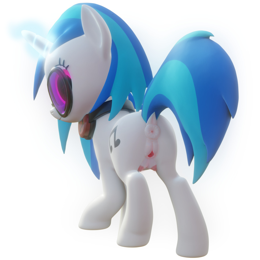 2019 3d alpha_channel animal_genitalia animal_pussy anus bckiwi crotchboobs dock equine equine_anus eyelashes eyewear female feral friendship_is_magic glasses hair hooves horn horsepussy looking_at_viewer mammal mane my_little_pony pussy simple_background solo transparent_background unicorn vinyl_scratch_(mlp)