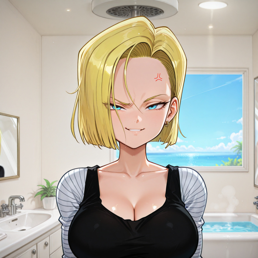 Android 18 (Dragon Ball) Rule 34 Image