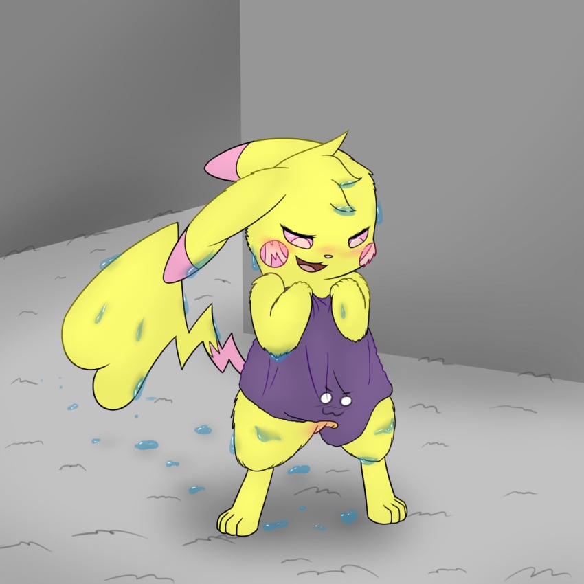 >:3 4_toes alternate_color cleft_tail ditto dustfalconmlp fingering fur milachu92 milochu nintendo original_character pikachu pokémon_(species) pokemon pokemon_(species) toes towel video_games yellow_fur zorua