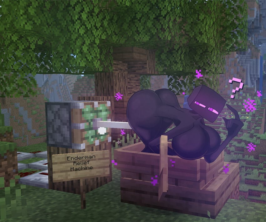 Enderman (Minecraft) Rule 34 Image