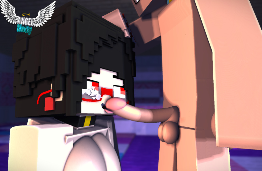 1boy 3d angel-matty ashley_succubi cat_boy catboy cum_on_face female minecraft nude oral_penetration succubus tagme