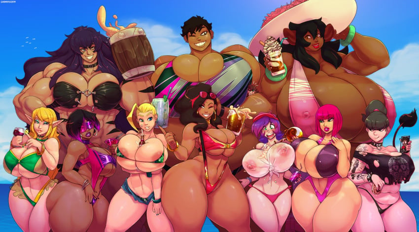 10girls 2018 6+girls abs anne_(owlizard) areola_slip barbara_yamanaka_(wappah) bbw beer between_breasts big_belly big_hair bikini black_hair blonde_hair bouncing_breasts breast_suppress bursting_breasts carmessi choker chubby cleavage cow_tail curvy dark-skinned_female dark_hair dark_skin drinks elf emma_hugaz extreme_muscles fanart fat_folds female female_only food_between_breasts full_cleavage gala glass goth grin heterochromia highleg highleg_bikini highleg_panties huge_ass huge_breasts hyper hyper_breasts ice_cream larger_female latina lola_(supertito) long_hair lumiere_(acesr) micro_bikini milf mocha_(eikasianspire) mug multiple_girls muscular muscular_female naughty_face navel nipple_slip nipples_visible_through_clothing object_between_breasts one-piece_swimsuit original_character pointy_ears purple_hair purple_lipstick runo_(smartuju) seductive seductive_smile see-through sideboob size_difference smile smug sunglasses sunglasses_on_head tail tail_tuft tank_top thick_thighs thin_waist thong tied_hair tied_shirt underboob velvet_city_(shiin) violet_(gmeen) violet_hair voluptuous wasp_waist wendolin wet_shirt wide_hips wink