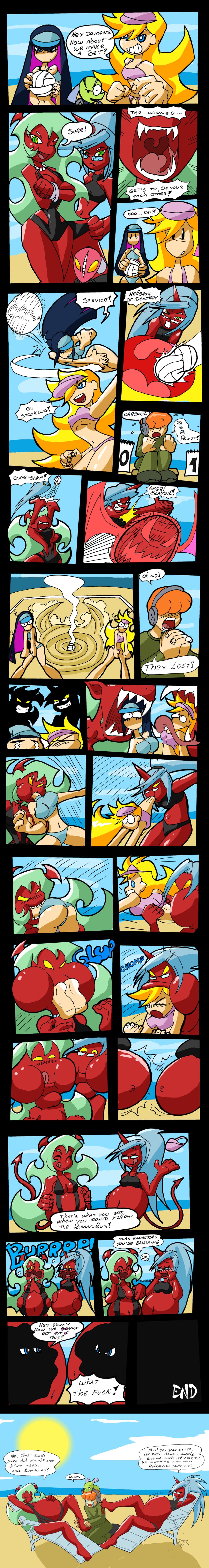 Briefers Rock (Panty & Stocking With Garterbelt) Rule 34 Image