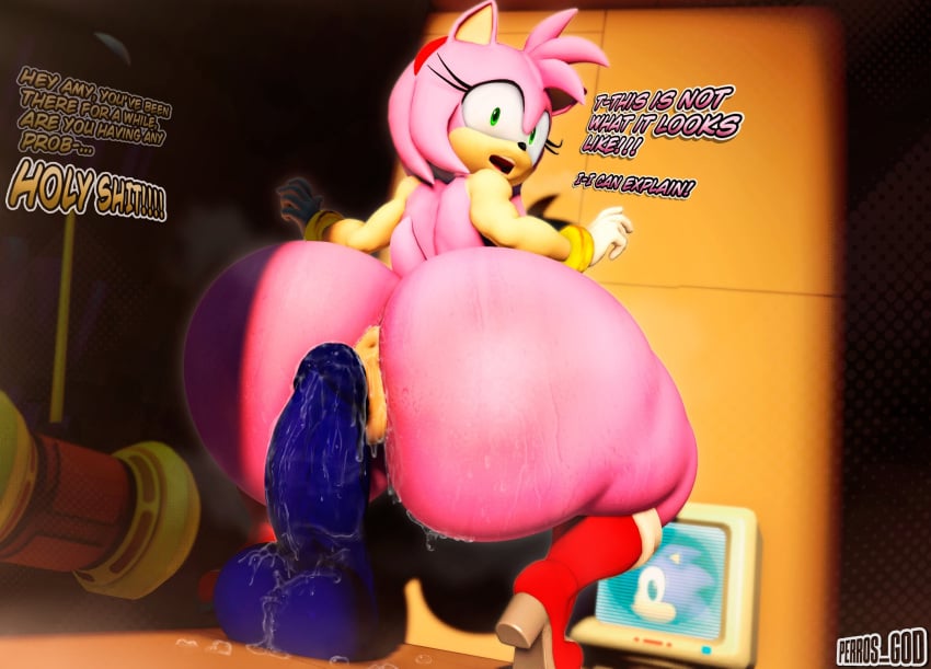 Amy Rose (Sega) Rule 34 Image