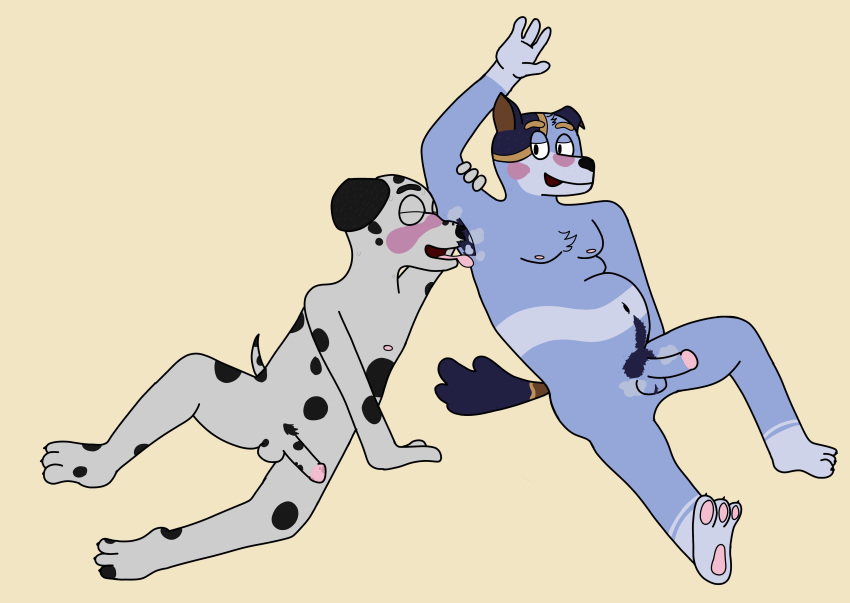Stripe Heeler (Bluey (Series)) Rule 34 Image