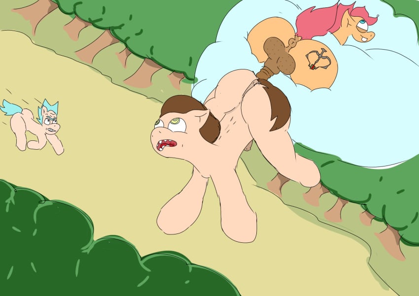 anal_rape drugs gay horse_penis horsecock morty_smith my_little_pony rick_and_morty running