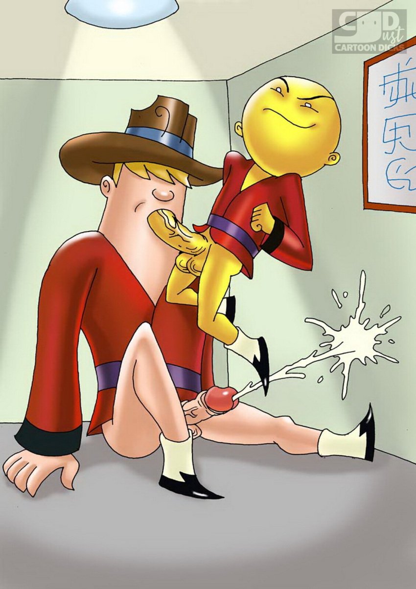 2boys blowjob clay_bailey justcartoondicks.com male male/male omi xiaolin_showdown