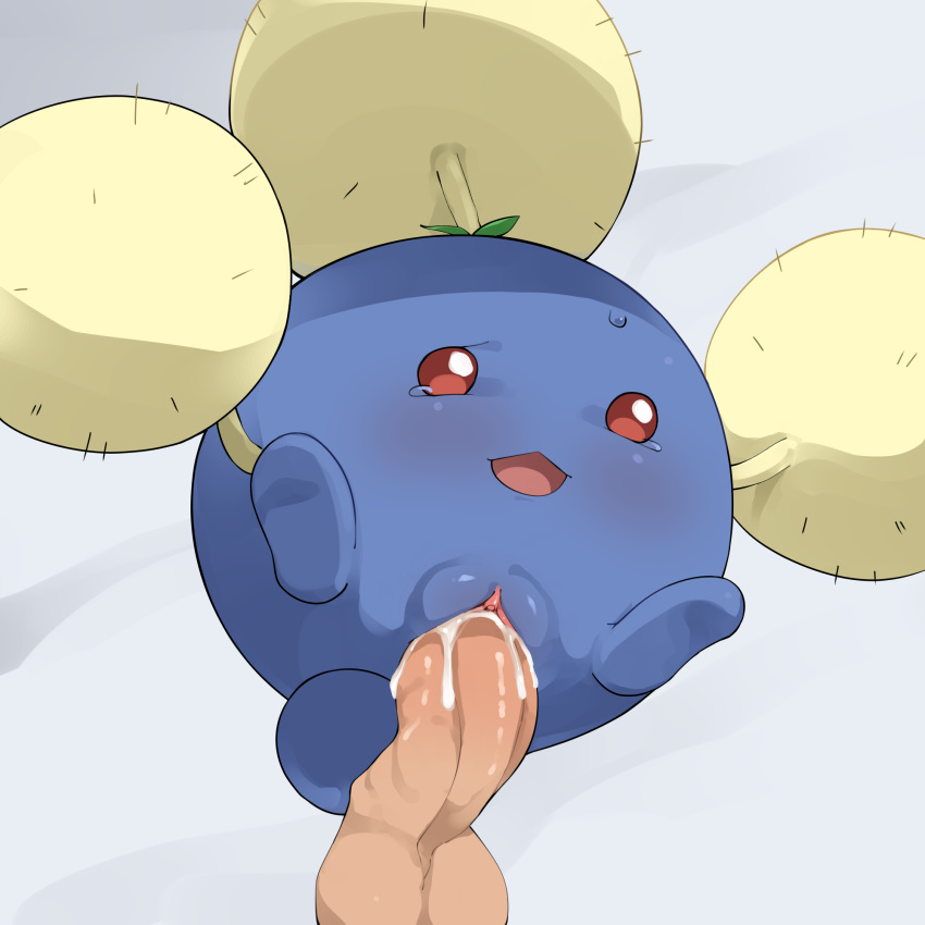 1boy 1girls big_penis blue_skin cum cum_in_pussy cum_inside feet female feral flat_chest flower hi_res human interspecies jumpluff larger_male male nintendo no_nipples nude penis plant pokémon_(species) pokemon pokemon_gsc pussy red_eyes rinrin_(pixiv) sex size_difference smaller_female straight tears vaginal_penetration video_games