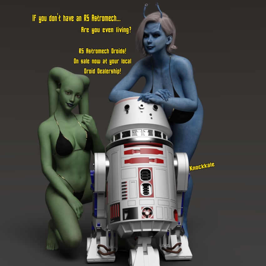 2girls 3d alien alien_girl alien_humanoid andorian_(species) ass big_ass big_breasts blue-skinned_female blue_body blue_skin breasts bust busty chest crossover curvaceous curvy curvy_figure female female_focus green-skinned_female green_body green_skin hair_tentacles hips hourglass_figure huge_ass huge_breasts humanoid knockkale large_ass large_breasts legs light_skin mature mature_female r5-d4 r5-series_astromech_droid slim_waist star_trek star_wars tentacle_hair thick thick_hips thick_legs thick_thighs thighs twi'lek v'rinah voluptuous waist wide_hips