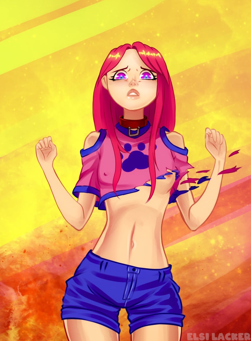 4kids_entertainment clothes_ripping elsilacker nickelodeon nipple_slip rainbow_(animation_studio) roxy roxy_(winx_club) winx_club