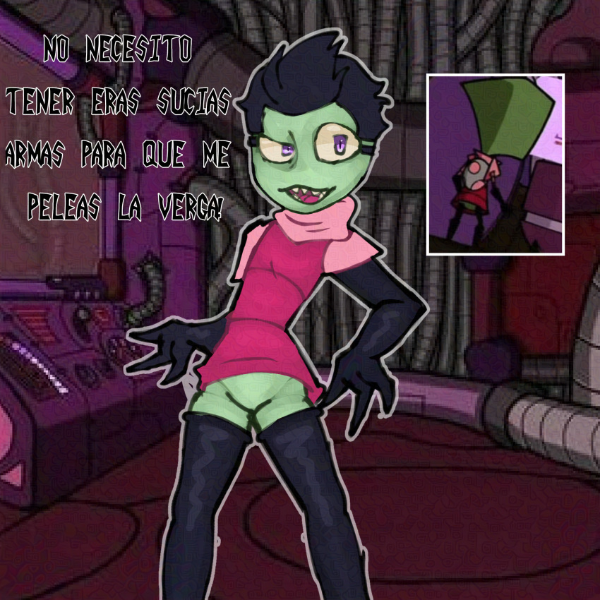 clothed dib_membrane drlobotomyy eso invader_zim nickelodeon nicktoons tilin zim