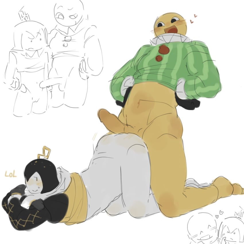 charlatan_(forsaken) cuntboy doodle female forsaken_(roblox) futa_on_male futanari male male/female ringmaster_(forsaken) roblox roblox_game robloxian sexmaster99 straight