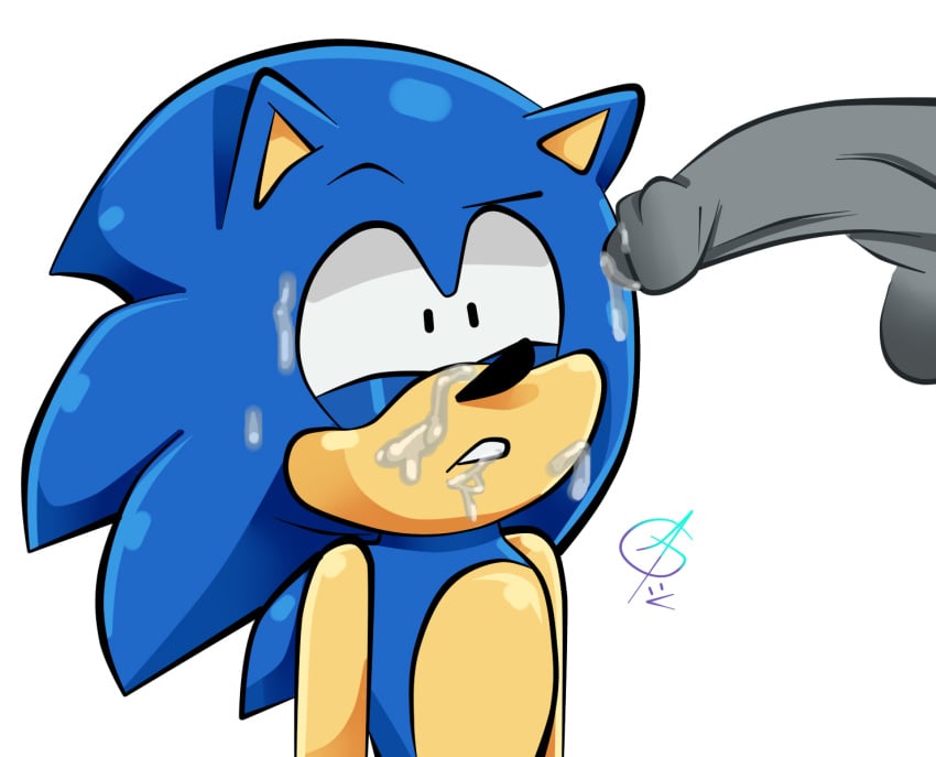 1boy black_eyes blue_fur confused confusion cum cumshot furry_only gay grey_penis hedgehog ican-t-get-no-satisfaction male male_only penis penis_milking sega solo sonic_(series) sonic_the_hedgehog video_game what yaoi