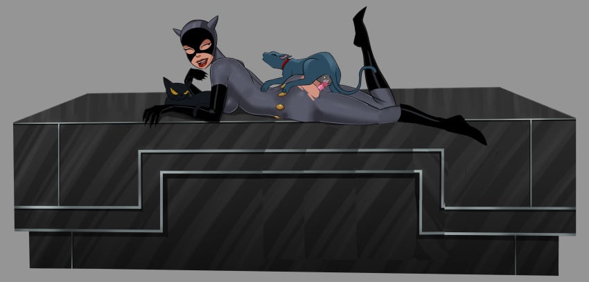 1girls batman:_the_animated_series batman_(series) cat catwoman catwoman_(dcau) dc dc_comics dcau feline female feral_on_female feral_on_human from_behind human sunsetriders7 zoophilia