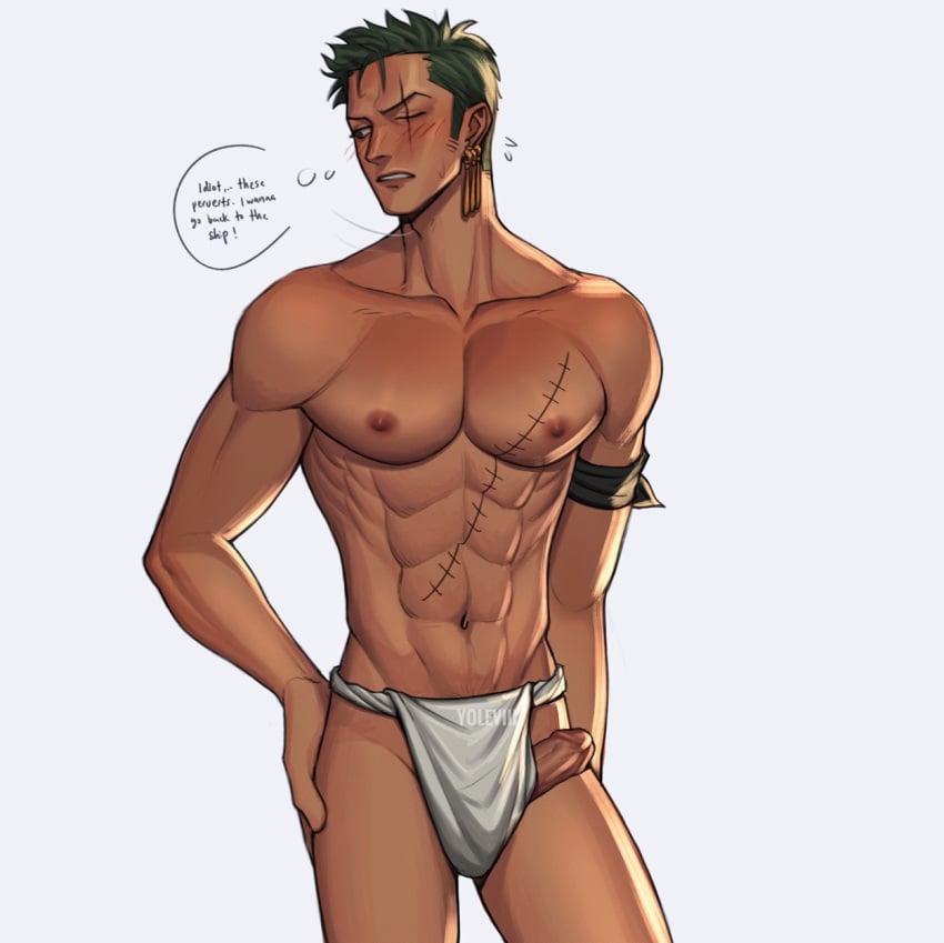 Roronoa Zoro (One Piece) Rule 34 Image