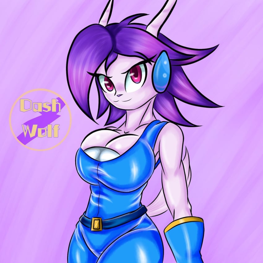 anthro aquatic_dragon big_breasts dash_wolf dragon female female_protagonist freedom_planet galaxytrail sash_lilac video_games water_dragon