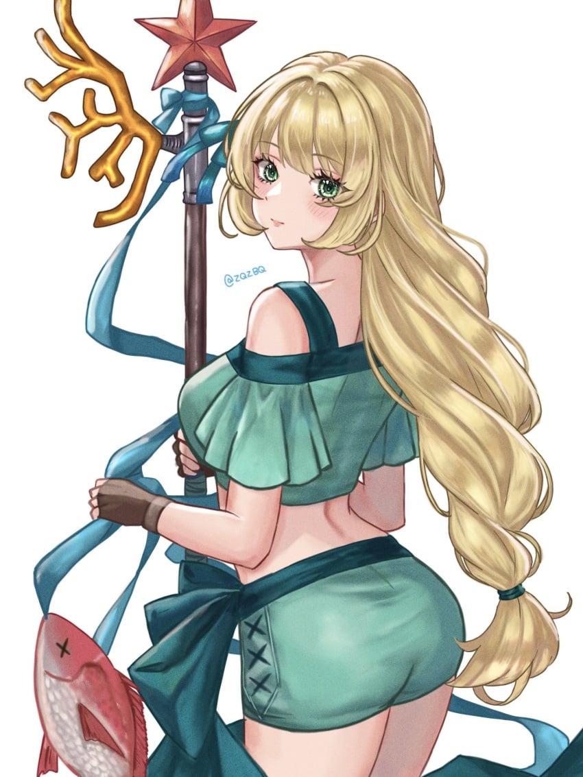 ass ass_focus big_ass big_butt blonde_hair fire_emblem:_three_houses fire_emblem_heroes ingrid_brandl_galatea ingrid_brandl_galatea_(summer) thick_thighs wide_hips zqzbq