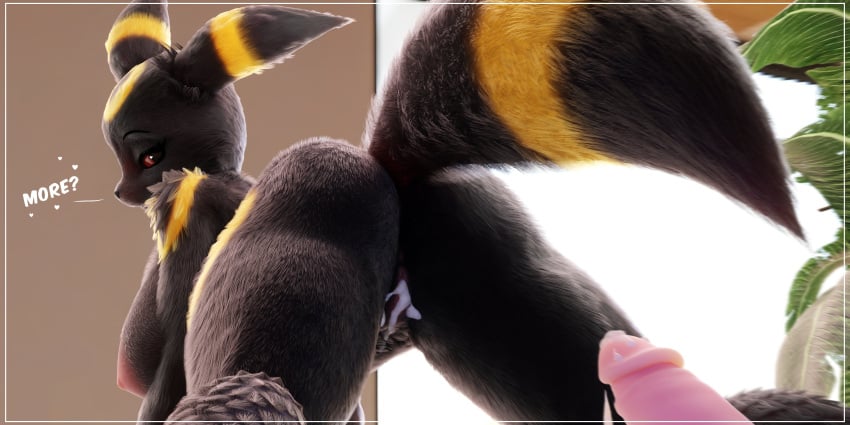 3d_(artwork) absurd_res anon anthro ass backlighting black_body black_fur blender_(artwork) bodily_fluids breasts cum cum_drip cum_in_pussy cum_inside cum_on_penis dialogue digital_media_(artwork) dripping duo eeveelution english_text erection female fur generation_2_pokemon genital_fluids genitals half-closed_eyes hi_res inside light lighting looking_at_another looking_back looking_back_at_another male male/female narrowed_eyes nintendo nipples nude nude_anthro nude_female penis pokemon pokemon_(species) pussy raised_tail rear_view red_sclera sex solo_focus springycharna tail text thick_tail thick_thighs umbreon yellow_body yellow_fur