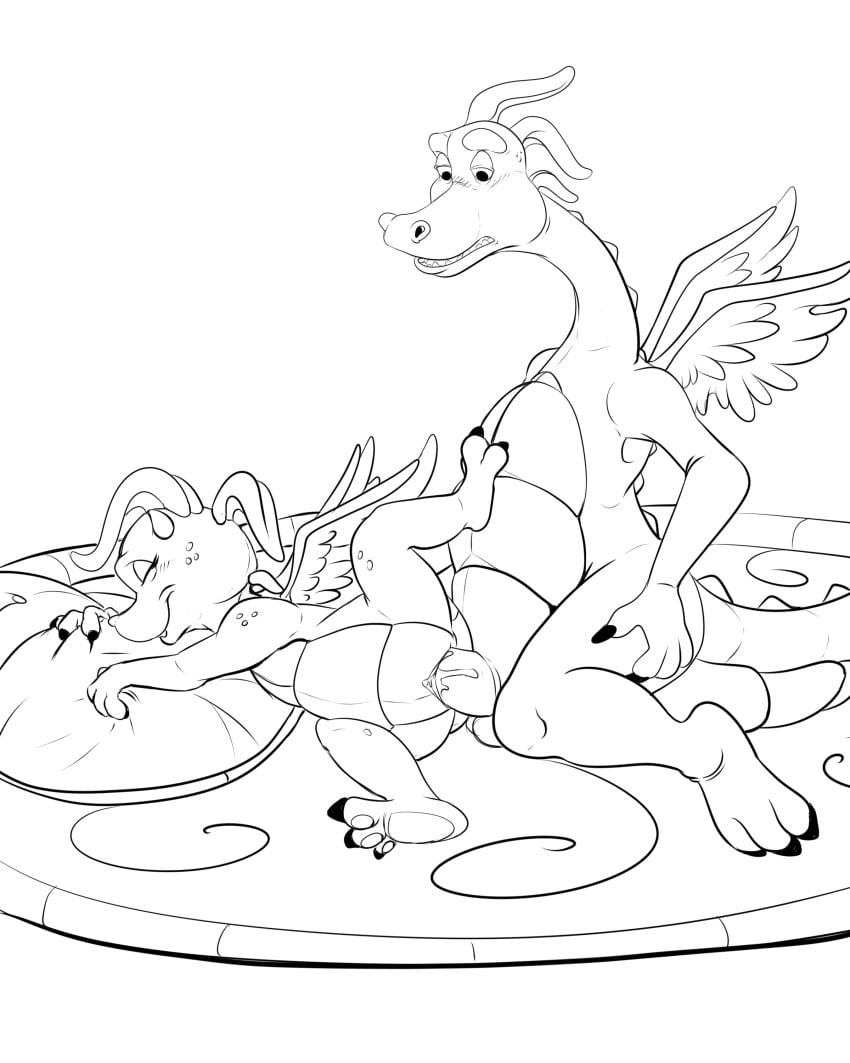 absurd_res cassie_(dragon_tales) dragon dragon_tales dragoness female highres larger_male leg_glider_position male penetration penis pussy pussy_juice raised_leg scalie sex shortstack size_difference smaller_female straight torinsangel vaginal_penetration western_dragon wings zak_(dragon_tales)