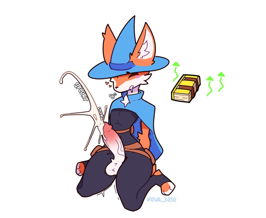 2025 absurd_res anthro ass balls belt big_penis black_bodysuit black_clothing black_nose black_skinsuit blue_cape blue_clothing blue_hat blue_headwear bodily_fluids bodysuit book canid canine canis cape closed_eyes clothing cum cumshot digital_media_(artwork) ejaculation erection fox fox_(megabonk) fur genital_fluids genitals hands-free hands_behind_back hat headgear headwear heart_symbol hi_res kneeling looking_pleasured magic_user male male_only mammal megabonk multicolored_body multicolored_fur nova3050 nova_3050 orange_body orange_ears orange_fur orgasm penis simple_background skinsuit solo thick_thighs three-quarter_view tight_clothing two_tone_body two_tone_fur two_tone_hat utility_belt vein veiny_penis wardrobe_malfunction white_background white_body white_fur wizard_hat
