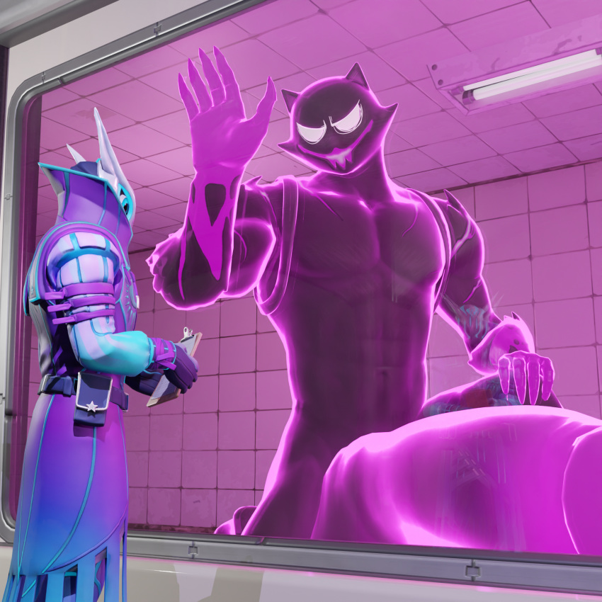 alternate_costume big_penis fortnite gentlecat giant growing growing_penis growth luminos_(fortnite) macro meowscles phantom_meowscles phantom_meowscles_(fortnite) size_difference tagme yaoi ych