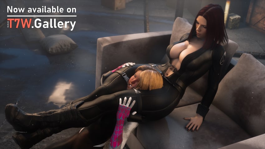 16:9 2girls 3d absurd_res asphyxiation assertive assertive_female beaten between_legs between_thighs black_nails black_widow_(marvel) blender boots breasts catfight choke_hold chokehold choking cleavage crush crushing defeat defeated dominant dominant_female domination dominatrix dommy_mommy female female_domination female_only femdom fight figure_four_headlock fingerless_gloves hands_on_thighs head_between_legs head_between_thighs headscissor headscissors helpless highres human humiliated humiliating humiliation leather_clothing leg_grab leg_lock leglock legs lezdom lezsub marvel midriff multicolored_hair multiple_girls muscular muscular_female pain painful passing_out pinned pinned_down pinned_to_floor red_face reverse_headscissors ryona scarlett_johansson scissorhold smothering spider-gwen spider-man:_into_the_spider-verse squeeze squeezing squirming strangling strong_female struggling submission submission_hold submissive submissive_female tekken7wallpapers thick_ass thick_thighs thigh_highs thighhighs thighs thighs_together tight_clothing unconscious wrestling wrestling_femdom yuri