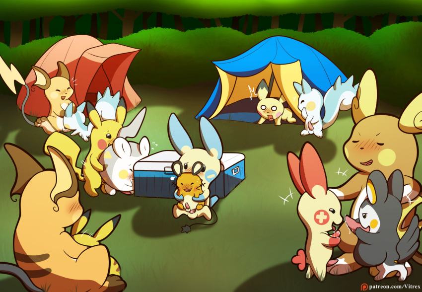 9boys alolan_raichu ambiguous_gender anal anal_sex being_watched blush camp cum cum_in_mouth cum_inside day dedenne doggy_style emolga empty_eyes erection fellatio feral flying_squirrel forest furry gay group group_sex half-closed_eyes interspecies larger_male male minun nintendo nude open_mouth oral orgasm orgy outdoors pachirisu penetration penis pichu pikachu plusle pokémon_(species) pokemon pokemon_(species) pokemon_bw pokemon_dppt pokemon_gsc pokemon_rgby pokemon_rse pokemon_sm pokemon_xy raichu rodent sex sitting size_difference smile squirrel tail tent testicles text togedemaru tongue url video_games vitrex watermark yaoi