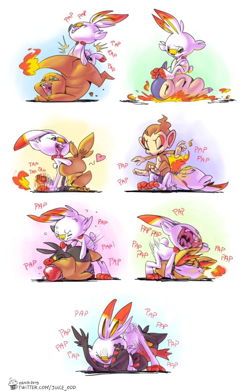 1boy 69 2019 69_position :d ahe_gao ambiguous_gender anal anal_penetration apple avian barefoot big_ears black_fur bovine brown_fur buckteeth cat charmander chicken chimchar claws closed_eyes comic cowgirl_position crossover cyndaquil dated doggy_style duo edit empty_eyes english_text fangs feet feline fellatio female fennec fennekin fire flaming_tail flat_chest food fox from_behind from_behind_position fruit fur furry gag gagged gums half-closed_eyes hi_res interspecies lagomorph litten long_ears lying male mammal monkey motion_blur mouth_hold multiple_scenes nintendo no_nipples nude oddjuice on_back on_floor on_front on_top open_mouth oral oral_sex orange_fur orange_skin paws penetration pig pokémon_(species) pokemon pokemon_(species) pokemon_bw pokemon_dppt pokemon_gsc pokemon_rgby pokemon_rse pokemon_sm pokemon_ss pokemon_xy questionable_consent rabbit red_eyes red_fur reverse_cowgirl_position rough_sex scalie scorbunny sex sharp_claws sharp_teeth simple_background smile standing sweat tail teeth tepig text toe_claws toes tongue tongue_out torchic url uvula video_games watermark wet white_fur yellow_fur