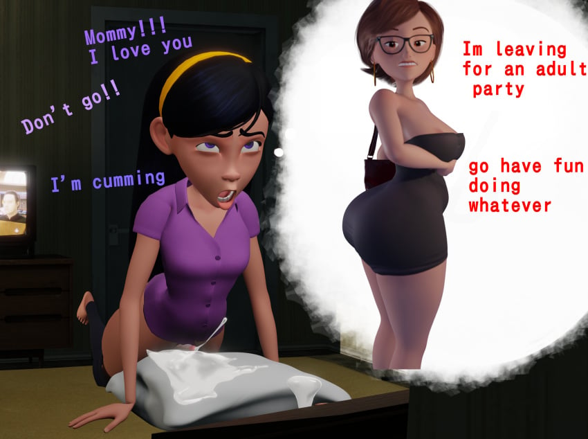 1futa 1girls 3d ass ass_focus big_ass big_breasts breasts cuckquean cum cumshot curvaceous curvy curvy_figure dirty_talk disney elastigirl female futa_on_female futanari helen_parr heperson huge_ass huge_breasts incest masturbation milf mother_and_daughter pixar self_upload small_penis squatting superheroine television the_incredibles thick thick_ass thick_thighs thighs violet_parr