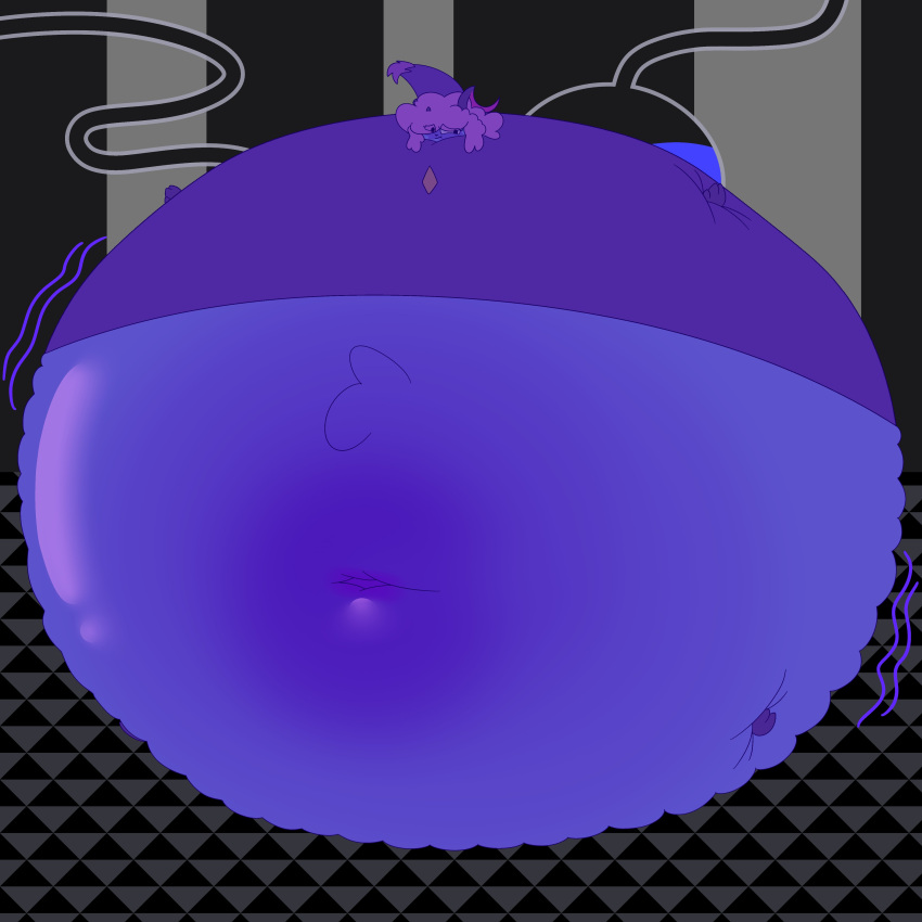 blueberry_inflation creme_balloon sunken_head sunken_limbs tagme thick_thighs wide_hips